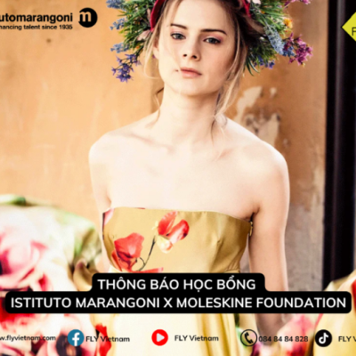 Thông báo học bổng Istituto Marangoni x Moleskine Foundation